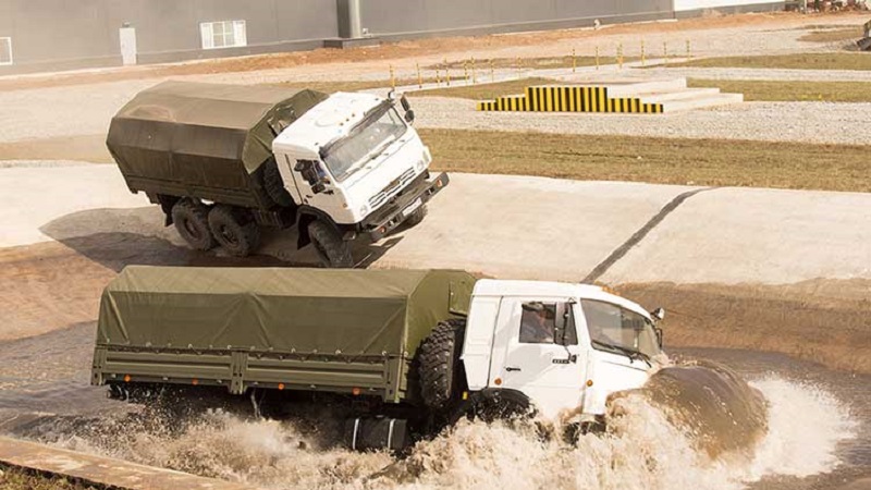 КамАЗы будут тестировать на полигоне с покрытием из переработанных покрышек